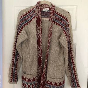 Beautiful Lucky Brand Aztec print cardigan